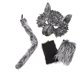 thumbnail image 4 of WORGEOUS 1 Juego de disfraz de lobo, máscara de Animal, guantes, cola para puesta en escena, 4 of 8