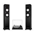 thumbnail image 1 of Fluance RT81+ Vinyl Turntable Record Player, Audio Technica VM95E Cartridge, Acrylic Mat and Ri91 Powered Floorstanding Speakers, 1 of 8