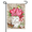Garden Flag-4, variant on Nature Heart Floral Garden Flag 12×18in Double Sided, Rose Bird Butterfly Yard Banner, Soft Botanical Decor for Lawn Patio Courtyard Casual Daily Outdoor Landscape