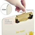 thumbnail image 4 of FMSHPON Honey Heart Clipboard Hardboard Wood Nursing Clip Board and Pull for Standard A4 Letter 13x9 inches, 4 of 6
