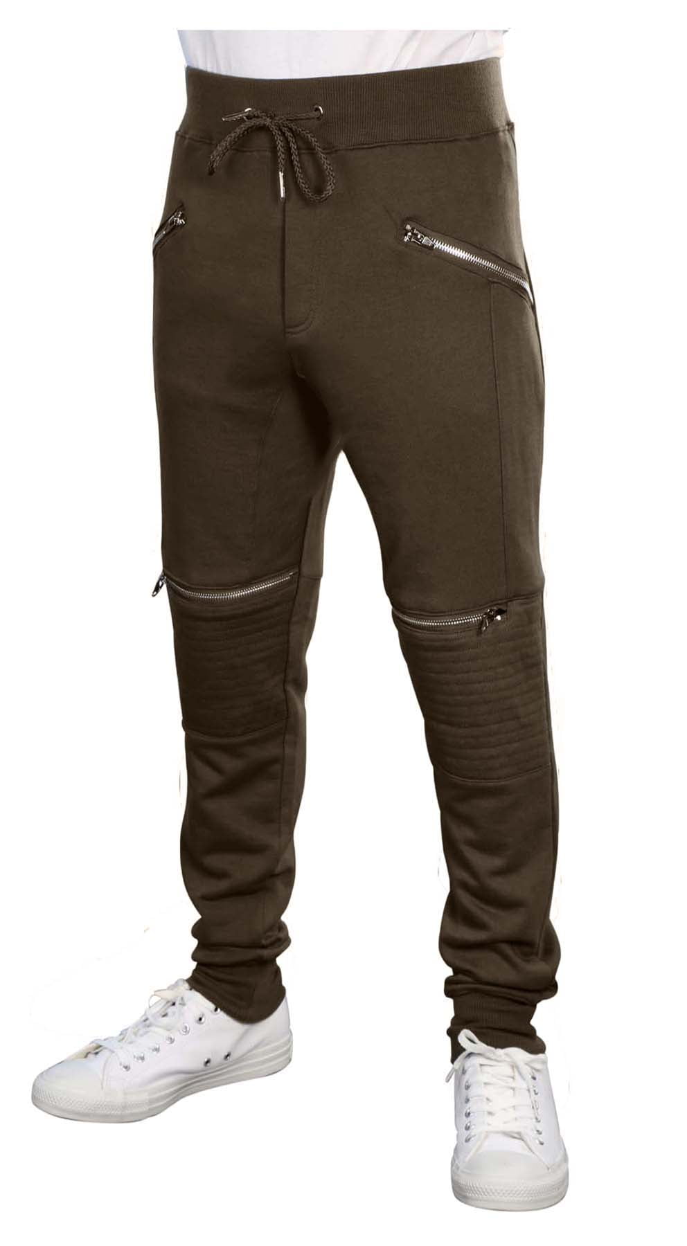 dark brown joggers