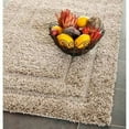 thumbnail image 5 of SAFAVIEH Florida Mason Bordered Shag Area Rug, Beige, 4' x 4' Round, 5 of 10