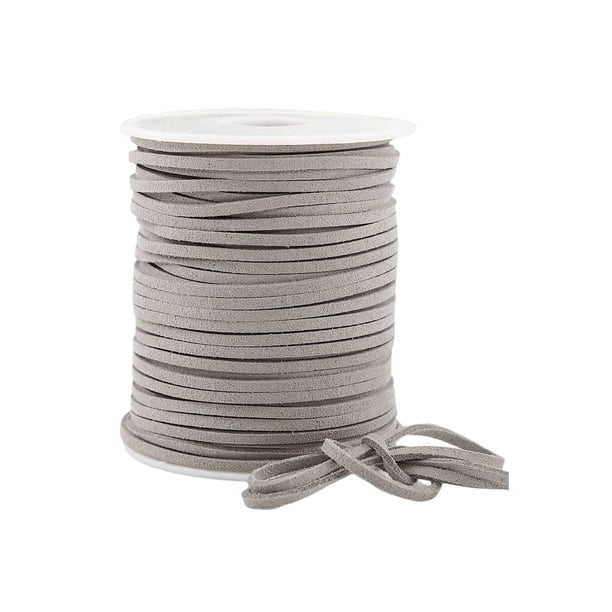 Advancent 1 rollo de repuesto para fabricación de joyas, bricolaje, decorativa recortable, collar, gargantilla, brazalete, tobillera, tubo de hilo Suministros de marroquinería Plata Advancent HA076603-05