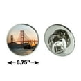 thumbnail image 6 of Golden Gate Bridge San Francisco Metal 0.75" Lapel Hat Pin Tie Tack Pinback, 6 of 7