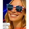 thumbnail image 3 of grinderPUNCH 2 Pairs Bulk American Sunglasses USA Flag Classic Patriot, 3 of 6
