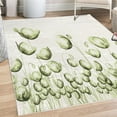 thumbnail image 1 of Flower Decorative Rug, X-ray Picture of Poppy Flowers in a Windy Day Unusual Look into the Nature Art Image, Quality Carpet for Bedroom Dorm and Living Room, 6 Sizes, Pale Green, by Ambesonne, 1 of 4