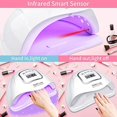 thumbnail image 3 of UV LED Gel Nail Lamp,Professional 120W UV Nail Light for Gel Polish Fast Curing with 45 Lamp Beads, Lightweight LED Gel UV Nail Dryer for Salon Home, 3 of 3