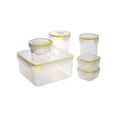 thumbnail image 1 of Contenedores Para Alimentos Ideen De Plástico Juego De 6 Piezas Verde 300 a 4600 ml, 1 of 6