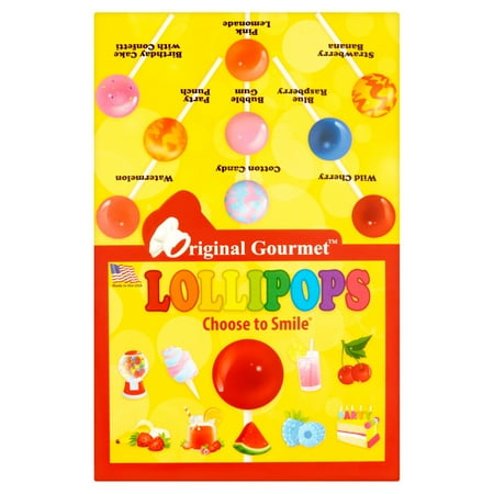 Round Lollipop - Original Gourmet Original Lollipops, 1.1 oz, 48 count