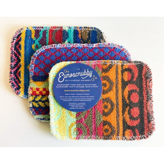 Cepillo para fregar Good Solutions Original Euroscrubby, paquete de 3