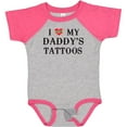 thumbnail image 3 of Inktastic I Love My Daddy's Tattoos Boys or Girls Baby Bodysuit, 3 of 5