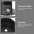 thumbnail image 3 of Miangastore 2Pcs Closet Rod Bracket Closet Pole Socket Curtain Rod Bracket Alloy Curtain Rod Support Rack, 3 of 9