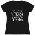 thumbnail image 2 of Crystals Sage Candles Herbs Women's Triblend Tee, 2 of 5