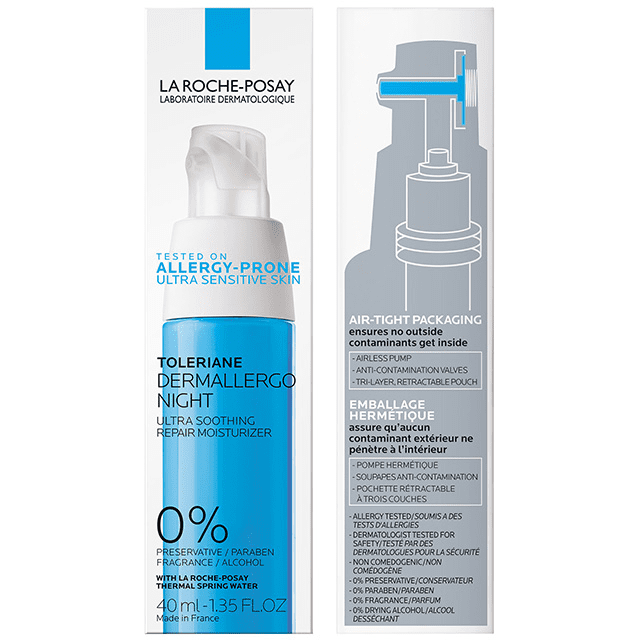 LA ROCHE-POSAY T DERMALLERGOCREAM40ml2個 La Roche-Posay Toleriane Dermallergo Cream, 40 mL Ingredients and