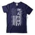 thumbnail image 4 of Mens Daddy shirt Daddy USA Flag Tee USA Patriotic Shirt Fathers Day Dad Shirt Father's Day Gifts (4X-Large Military Green), 4 of 6