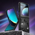 thumbnail image 3 of NGB SUPREMACY For Motorola Razr+ Plus 2024 Phone Case Built-in Magnetic Car Mount Kickstand Ring Holder Moto Razr+ Plus 2024 Case Cover, 3 of 7