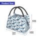 thumbnail image 2 of Disketp Cute Shark Bolsa Térmica Estampada, Bolsa Térmica Aislante para Almuerzo, Playa y Campamento, 2 of 6