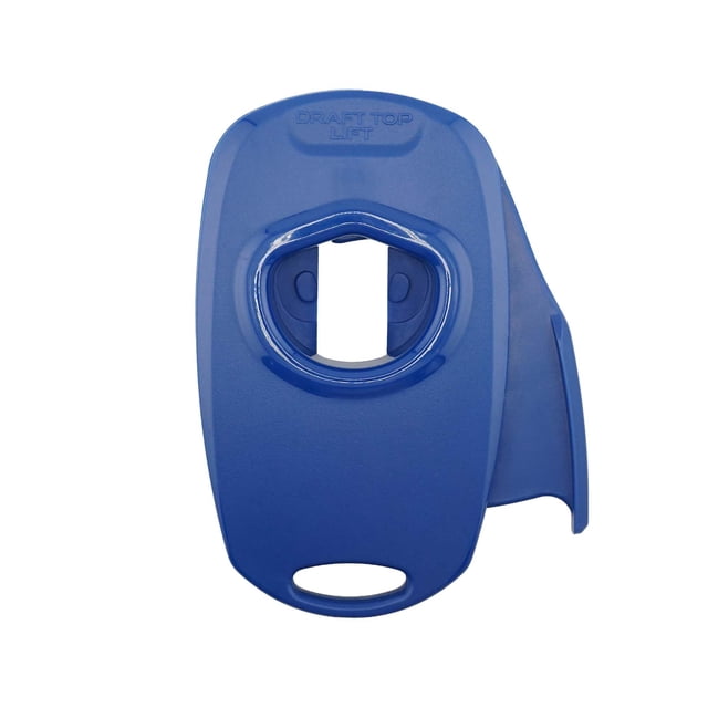 Abrelatas universal Draft Top Lift para abrir latas sin borde, azul
