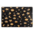 thumbnail image 2 of Sun Moon and Stars Soft Polyester Area Rug 31''x20'', Non Slip, Memory Foam, Water Absorbent, 2 of 7