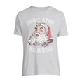 thumbnail image 5 of Holiday Time Men's Santa Belief Graphic Tee, 5 of 5