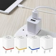 thumbnail image 4 of MesaSe USB Double Wall Fast Charger Adapter 1A 2A 5V for Android / Galaxy /, 4 of 8