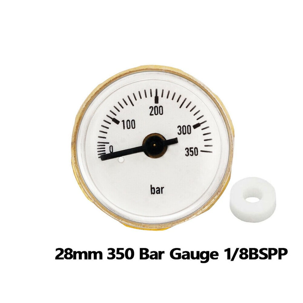 Paintball Pcp Mini Mikro Manometer Manometre Manometer 1/8BSP 0-250/300/350bar 