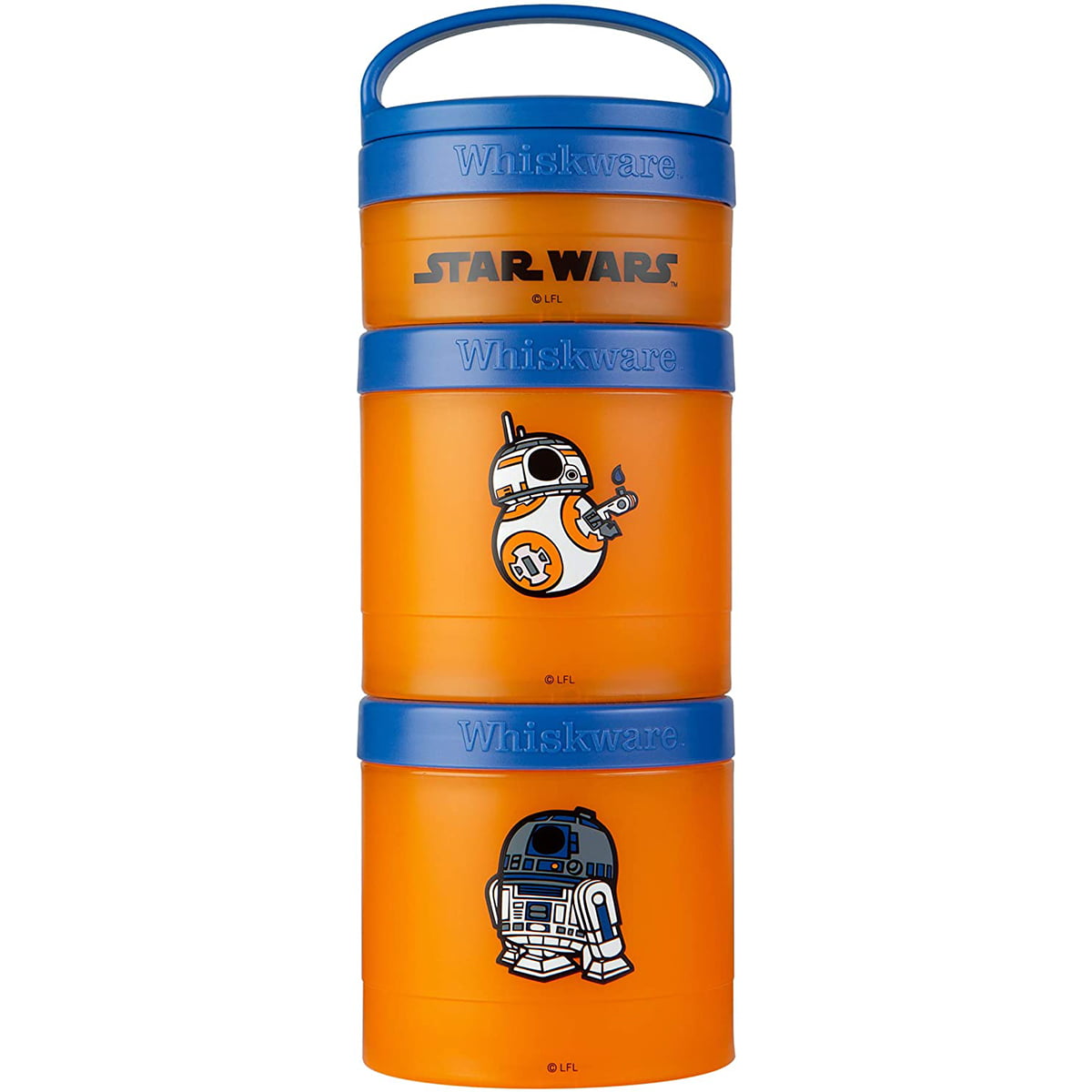 Whiskware Star Wars Stackable Snack Containers Set of 2 Stacks
