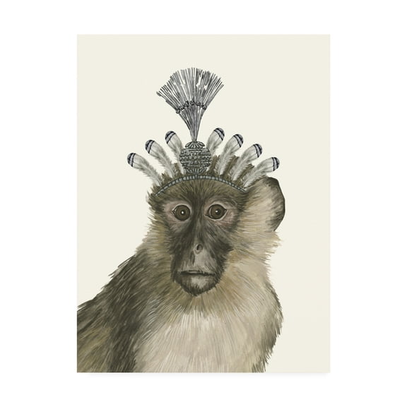 Trademark Fine Art 'Majestic Monkey II' Canvas Art by Melissa Wang