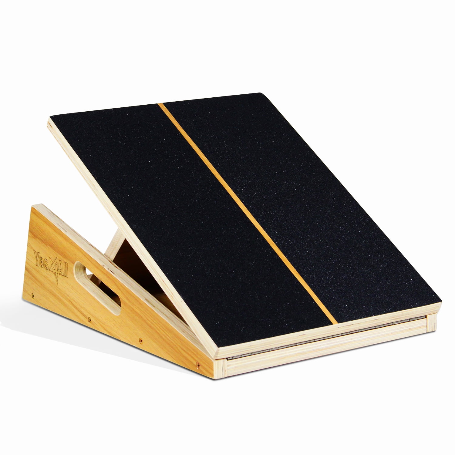 Yes4All Premium Adjustable Wooden/Steel Slant Board Incline Board (10