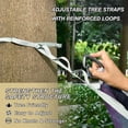 thumbnail image 3 of Hanging Hammock Portable Travel Camping For Outdooor Beach Camping Hiking Full View Of A Black Cat, 3 of 8