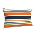 thumbnail image 2 of Kll Colorful Pastel Stripes Pillow Covers Envelope Closure,Super Soft And Cozy Fuzzy Fleece Pillow Case Cover 16"X24", 2 of 9