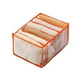thumbnail image 1 of fsxdhpcsgfc Storage Clothes Compartment Storage Mesh Compartment Drawer Bag Trouser Housekeeping & Organizers Storage with Handle Storage for under Bed Collapsible for Storage, 1 of 5