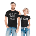 thumbnail image 3 of Couples Shirt She's My Sweet Potato I Yam Thanksgiving Couples T-shirt 2XL, Women I Yam, 3 of 6