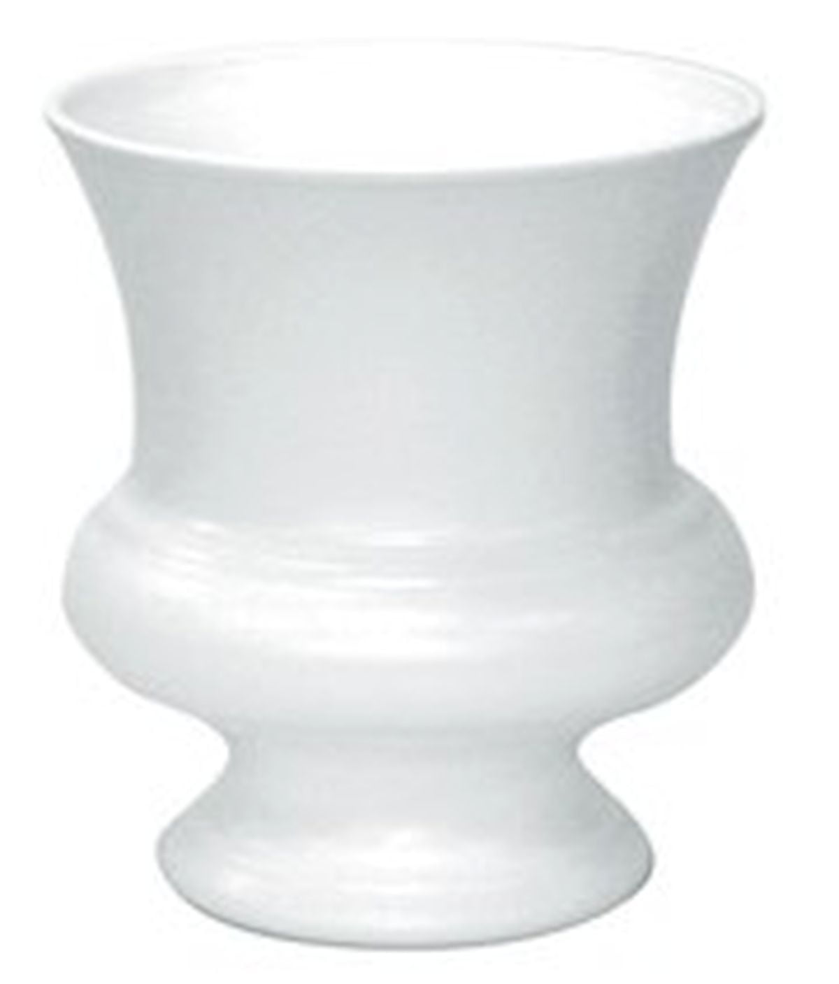 White Plastic Urn Vase