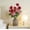 Wine, variant on Votnto Artificial Rose Bouquet, Realistic Faux Flower Stems for Home Wedding Living Room Table Decor 11.81IN