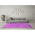 thumbnail image 3 of Ahgly Company Indoor Square Abstract Pink Modern Area Rugs, 8' Square, 3 of 4