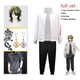 thumbnail image 2 of Anime Tokyo Revengers Hanemiya Kazutor Cosplay disfraces abrigo pantalones camisetas peluca pendiente tatuaje pegatinas béisbol conjunto completoXS Gao Jinjia LED, 2 of 2