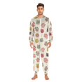 thumbnail image 5 of Adult Christmas Onesie Cat Head and Paws Adult Zipper One-Piece Pajamas Unisex Pajamas with Pockets, 5 of 6