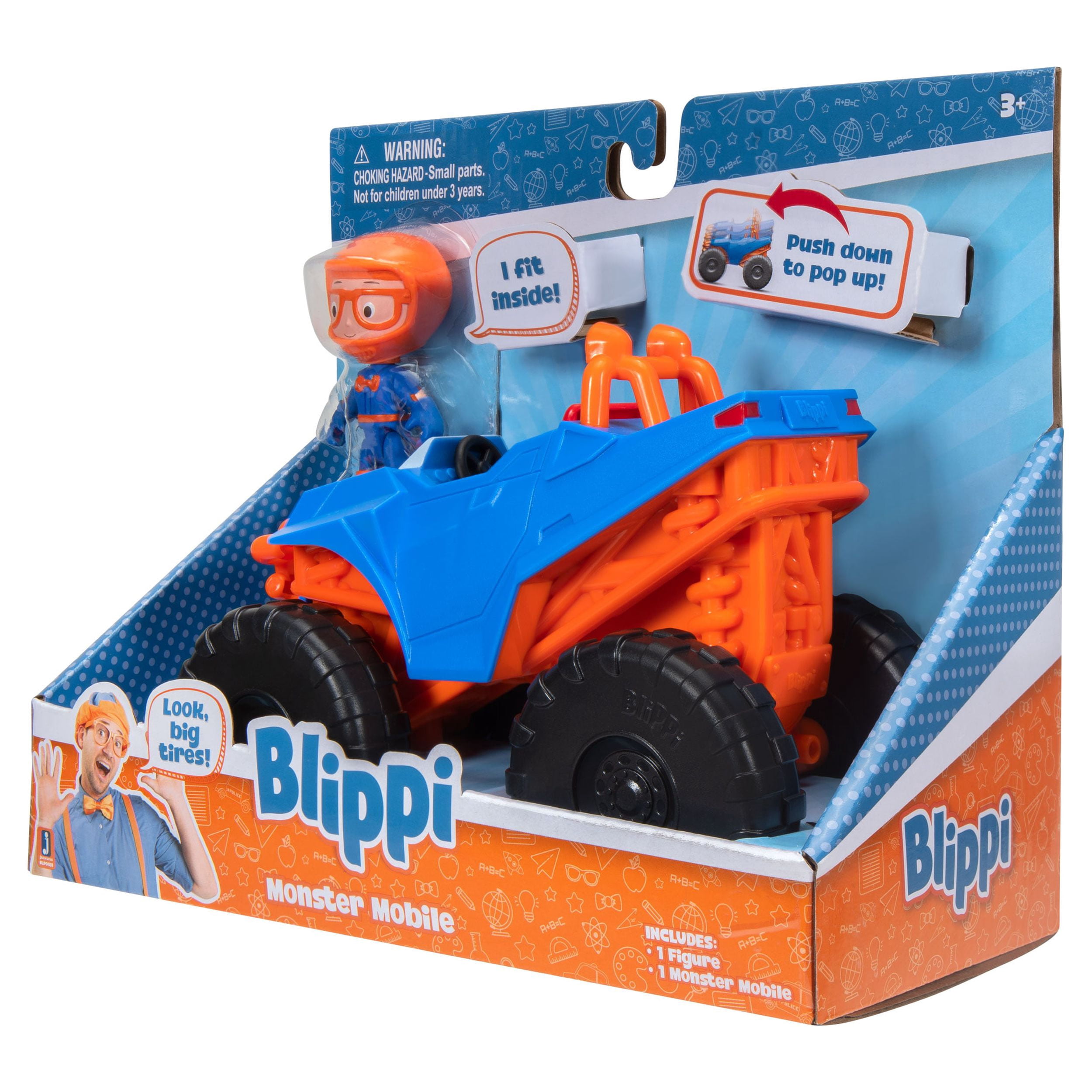 Blippi Feature Monster Truck Vehicle, Vehicle Play