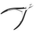 thumbnail image 2 of 2X Nail  Tweezer Cutter Nipper Clipper Dead Skin Remover Manicure Black, 2 of 8