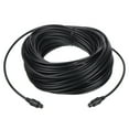 thumbnail image 1 of Unique Bargains Fiber Optic Audio Cable Digital Optic Cable 49.2FT TOS Optical Link PVC Plastic Straight,for TV DVD Black, 1 of 6