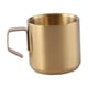 thumbnail image 2 of 5 Tazas De Café De Acero Inoxidable Con Asa, Resistentes, Multifuncionales, Para Restaurante, Dorado, 150ml, 2 of 8
