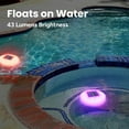thumbnail image 3 of Techko Outdoor Solar Floating Pool Lights  - Multicolor Light (2 Pack), 3 of 10