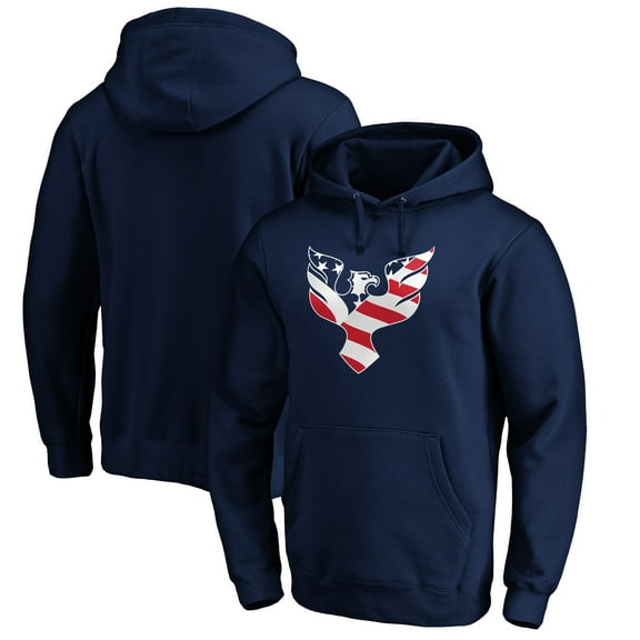Men's Navy D.C. United Banner Wave Pullover Hoodie