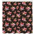 thumbnail image 3 of Ambesonne Rose Shower Curtain, Vintage Corsage Antique, 69"Wx84"L, Multicolor, 3 of 3