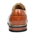 thumbnail image 6 of Bruno Marc Mens Lace Up Leather Shoes Classic Brogue Oxford Shoes BROWN Size 10, 6 of 8