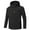 Black, variant on BADHUB Big & Tall Coat Men's Waterproof Rain Jacket With Hood Lightweight Performance Windbreaker Hiking Outdoor Solid Basic Rain Coat with Zipper Pocket Clearance Sales