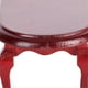 thumbnail image 2 of Dollhouse Miniature Table European Retro Small Exquisite Good Texture 1:12 Mini Dollhouse Furniture for Kids DecorationMahogany Color, 2 of 4