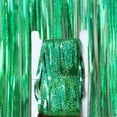 thumbnail image 7 of Farfi Glitter Tinsel Foil Fringe Curtain Backdrop Birthday Wedding Hawaii Party Decor (Rose Red,1m x 3m), 7 of 7