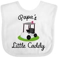thumbnail image 3 of Inktastic Papa Little Golf Caddy Boys or Girls Baby Bib, 3 of 4